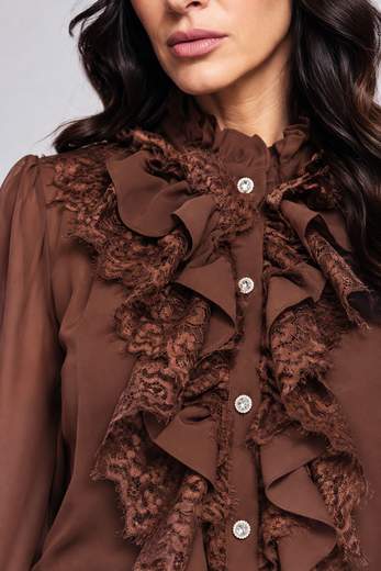 PAPERLACE Blusa Jabot