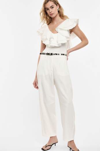 IMPERIAL PANTALONI PALAZZO FIT AMPIO VITA ALTA