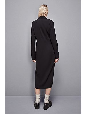 Patrizia Pepe Abito Con Fusciacca 2A2842 In Twill Essential