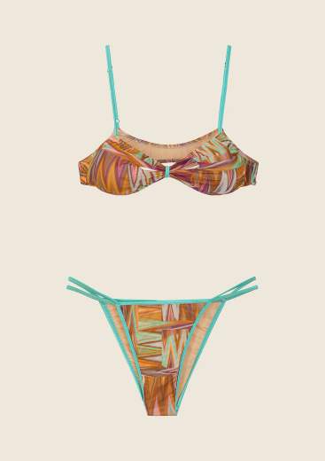 F**k Bikini Top 0901X07 Con Slip Fisso Fantasia