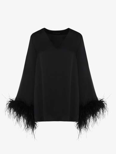 ALMA SANCHEZ Blusa Balke AS2425097 Con Piume