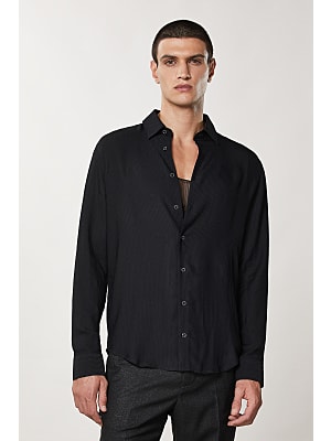 PATRIZIA PEPE Camicia Morbida 5C0310 In Twill di Viscosa