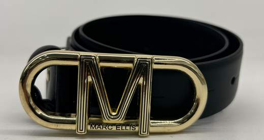 MARC ELLIS BAG Cintura In Pelle Sintetica me belt 115 Con Logo Metallo