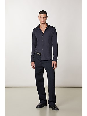 Patrizia Pepe Camicia Slim Fit 5C055B In Jersey