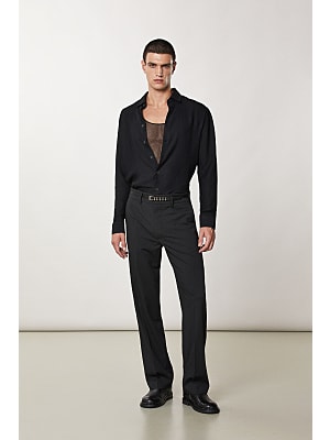 PATRIZIA PEPE Camicia Morbida 5C0310 In Twill di Viscosa