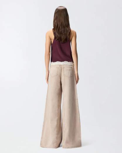 PINKO 106462 A364 WINONA WIDE LEG PIZZO