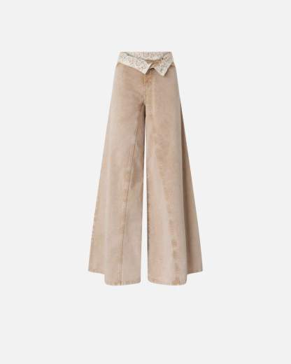 PINKO 106462 A364 WINONA WIDE LEG PIZZO