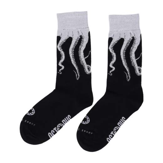 OCTOPUS OCTOPUS SOCKS ORIGINAL - BLACKWHITE UOMO