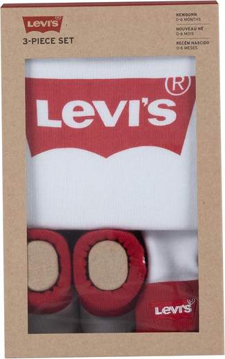 LEVI'S KIDS BATWING ONESIE HAT BOOTIE KIDS