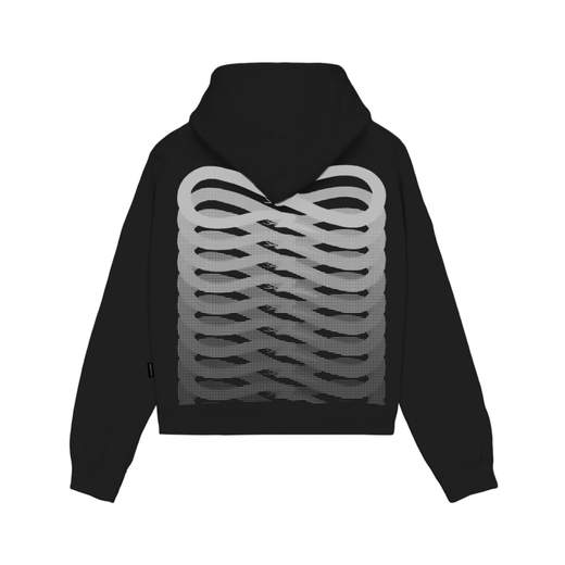 PROPAGANDA CROP HOODIE RIBS WOMAN DONNA