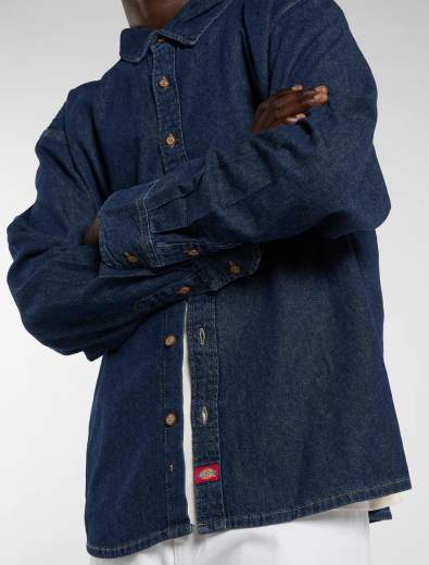 DICKIES LIGHTWEIGHT DENIM SHIRT UOMO