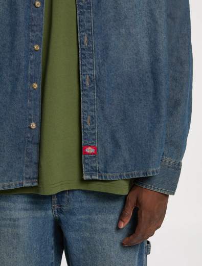 DICKIES LIGHTWEIGHT DENIM SHIRT UOMO