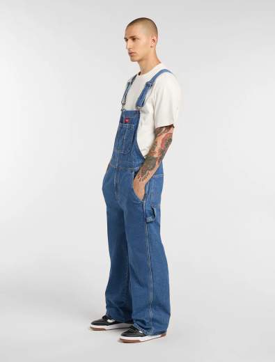 DICKIES LOOSE DENIM BIB UOMO
