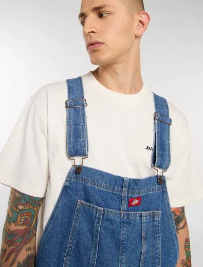 DICKIES LOOSE DENIM BIB UOMO