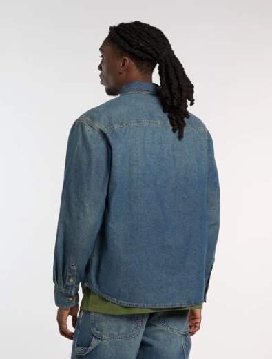 DICKIES LIGHTWEIGHT DENIM SHIRT UOMO