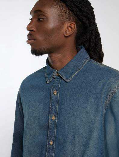 DICKIES LIGHTWEIGHT DENIM SHIRT UOMO