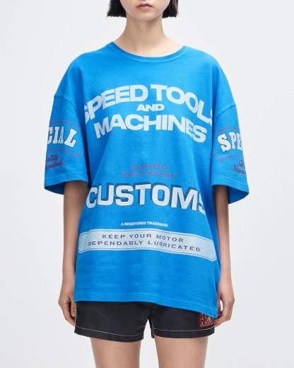 Deus Ex Machina FLOHMARKT OVERSIZED TEE UOMO