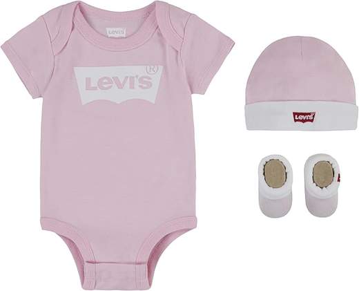 LEVI'S KIDS BATWING ONESIE HAT BOOTIE KIDS