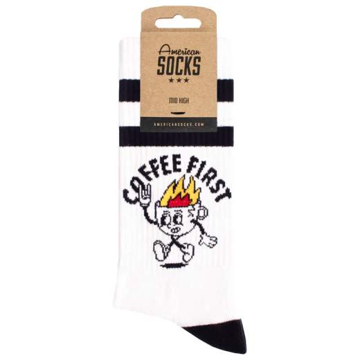 AMERICAN SOCKS COFFEE FIRST UNISEX ADULTO
