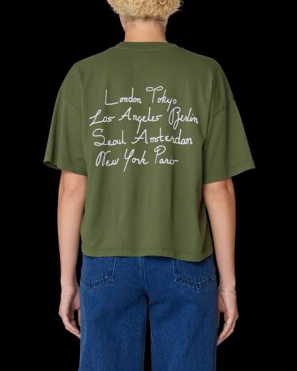 OBEY OBEY SCRIPTY CITIES TEE DONNA