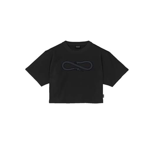 PROPAGANDA CROP T-SHIRT M/M LOGO STUDS WOMAN DONNA