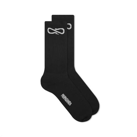 PROPAGANDA SOCKS LOGO NERO UNISEX ADULTO
