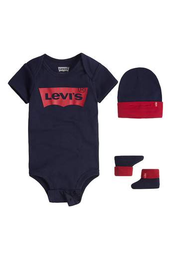 LEVI'S KIDS BATWING ONESIE HAT BOOTIE KIDS