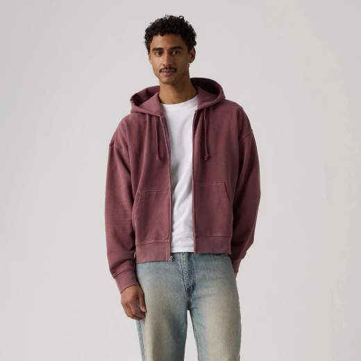 LEVI'S HAYES BOXY FULL-ZIP SWEATSHIRT UOMO