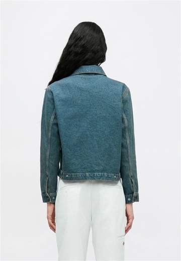 DICKIES DENIM PAINTER JACKET W DONNA