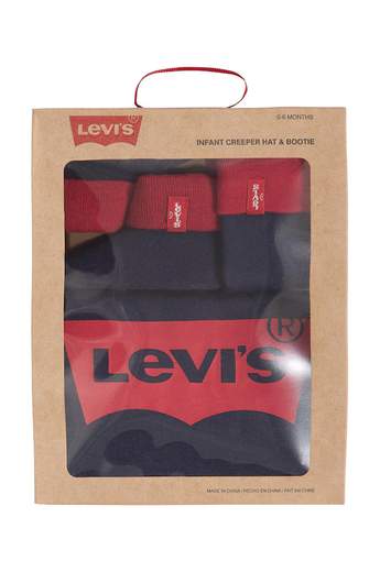 LEVI'S KIDS BATWING ONESIE HAT BOOTIE KIDS