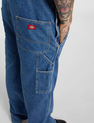 DICKIES LOOSE DENIM BIB UOMO