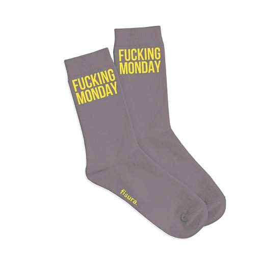 FISURA "FUCKING MONDAY" SOCKS UNISEX ADULTO