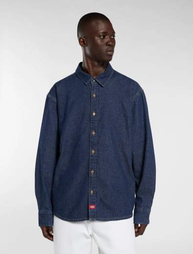 DICKIES LIGHTWEIGHT DENIM SHIRT UOMO