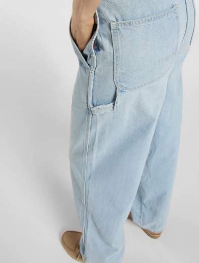 DICKIES LOOSE DENIM BIB W DONNA