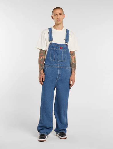 DICKIES LOOSE DENIM BIB UOMO