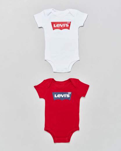 LEVI'S KIDS BATWING 2PK BODYSUIT KIDS