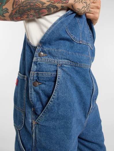 DICKIES LOOSE DENIM BIB UOMO