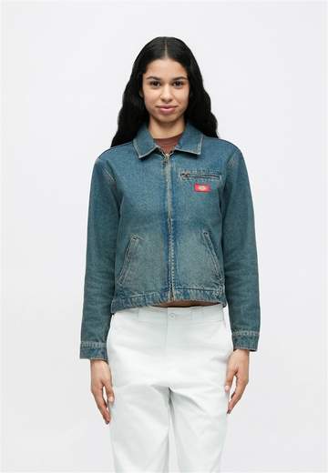 DICKIES DENIM PAINTER JACKET W DONNA