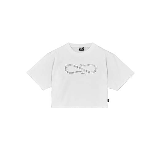 PROPAGANDA CROP T-SHIRT M/M LOGO STUDS WOMAN DONNA