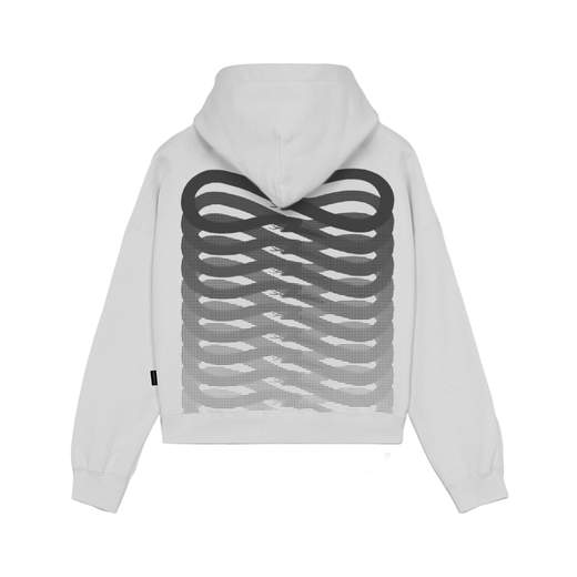 PROPAGANDA CROP HOODIE RIBS WOMAN DONNA