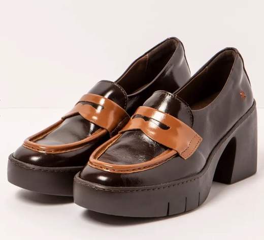 ART 1654 NAPPA SHINNY BROWN-CARAMEL/SOFIA