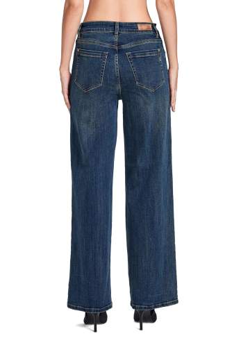 take two elisa denim wide leg lavaggio medio