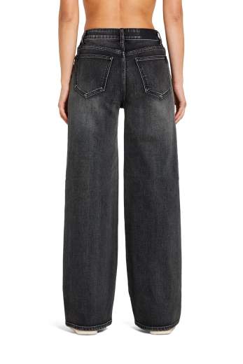 take two doll denim flare lav grey