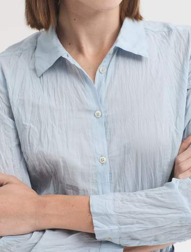 nice things paloma CAMICIA BASIC  LIGHT BLUE
