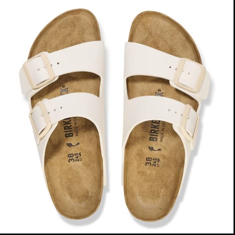 birkenstock Arizona Birko-Flor - Eggshell