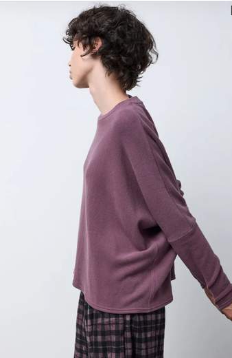 neirami MAGLIA BASIC SVASATA  MALVA