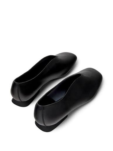 camper Ballerine in pelle nera