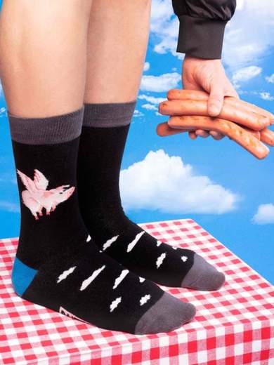 SOCKS BURGER AND FRIES SOCKS
