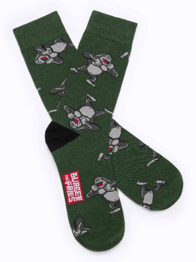 SOCKS BURGER AND FRIES SOCKS