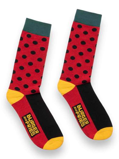 SOCKS BURGER AND FRIES SOCKS
